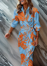 Amelia | Striped Wrap Dress for Every Occasion 10