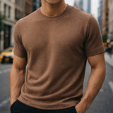 Men's Waffle Knit Shirt | Breathable & Relaxed Fit