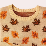 Women's Patterned Sweater | Cosy Crewneck Fit