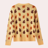 Women's Patterned Sweater | Cosy Crewneck Fit