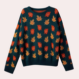 Women's Patterned Sweater | Cosy Crewneck Fit