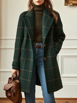 CORALIE CHECKERED COAT 1