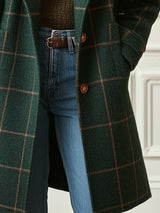 CORALIE CHECKERED COAT 3