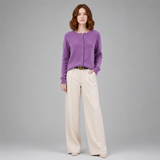Cashmere Cardigan | Women's O Neck Button Up