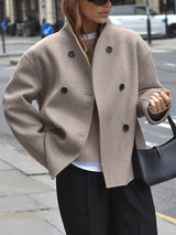 Charlene | Women's Double Breasted Pea Coat 0