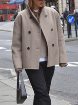 Charlene | Women's Double Breasted Pea Coat 3