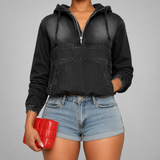 Women's Hoodie | Denim Pullover & Half-Zip