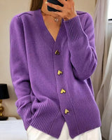 Chelsea | Women's V-Neck Cardigan Sweater 2