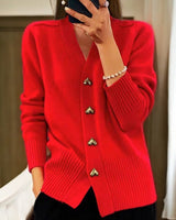 Chelsea | Women's V-Neck Cardigan Sweater 3