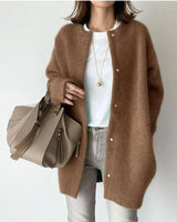 Chic Button-Down Women's Cardigan with Relaxed Fit | L&S 6