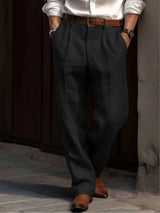Classic Pleated Pants For Men 3