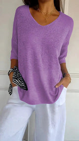 Cornelia – Cozy V-Neck Sweater 8