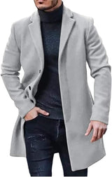 Daniel – Tailored Wool-Blend Overcoat for Men 0