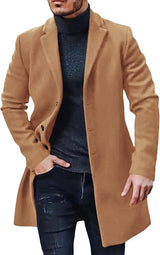 Daniel – Tailored Wool-Blend Overcoat for Men 1