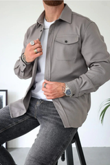 Elijah | Stylish Casual Overshirt 0