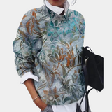 Women's Printed Sweater | Relaxed Fit for All-Day Comfort