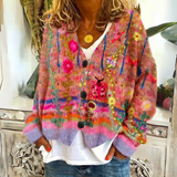 Florence – Artistic Button-Front Knit Cardigan Womenswear 2