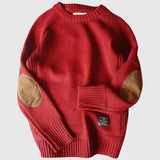 Floyd | Men's Crew Neck Elbow Patch Sweater 8