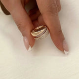 Ring detail showing adjustable band construction