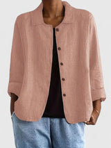 Grace | Women's Cotton Button-Front Light Jacket 2