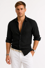 HARRINGTON OXFORD | LINEN SHIRT FOR MEN 0