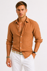 HARRINGTON OXFORD | LINEN SHIRT FOR MEN 7