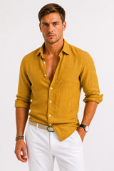HARRINGTON OXFORD | LINEN SHIRT FOR MEN 8