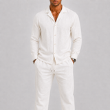 HARRINGTON OXFORD | LINEN TWO PIECE SET FOR MEN 5