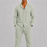 HARRINGTON OXFORD | LINEN TWO PIECE SET FOR MEN 7