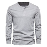 HARRINGTON OXFORD | LONG-SLEEVE HENLEY SHIRT FOR MEN 2
