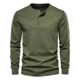 HARRINGTON OXFORD | LONG-SLEEVE HENLEY SHIRT FOR MEN 3