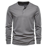 HARRINGTON OXFORD | LONG-SLEEVE HENLEY SHIRT FOR MEN 6