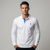 Harrington Oxford | Long Sleeve Polo For Men 2