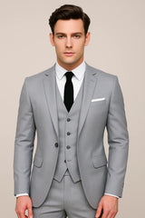 Harrington Oxford | Men's 3-Piece Formal Slim Fit Suit - Single Breasted 1