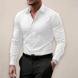 Harrington Oxford | Men’s Long-Sleeve Shirt – Classic Notched Collar, Versatile Smart Style 3