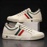 Harrington Oxford | Men’s Retro Stripe Minimalist Sneakers 1