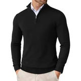 Harrington Oxford | Men's Slim Fit Quarter Zip Sweater 5