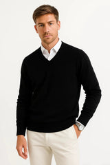 Harrington Oxford | Men's Sweater V-Neck Lightweight 4