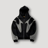 Harrington Oxford | Men's Urban Streetwear Zip Hoodie 1