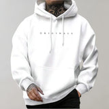 J&B Men’s Oversized Hoodie with Simple Graphic Design | L&S 0