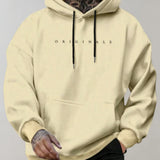 J&B Men’s Oversized Hoodie with Simple Graphic Design | L&S 2