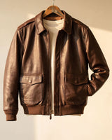LEONARD TIMELESS LEATHER JACKET 0