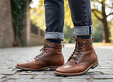 Lars – Lace-up boots with a round toe 3