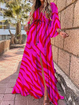 Marilyn | Colorful Maxi Dress with Graphic Print 2