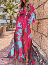 Marilyn | Colorful Maxi Dress with Graphic Print 3