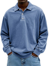 Maxime | Stylish Long-Sleeved Polo Shirt 0