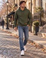 Men's Hoodie | Waffle Knit & Adjustable Hood 5
