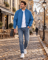 Men's Bomber Jacket | Zip-Up & Multi-Pocket Design 6