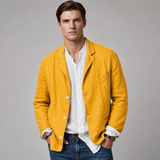 Men's Blazer | Button Front & Chest Pocket