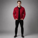 Men's Denim Jacket | Buttoned & Casual Fit